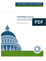 California State Auditor: Child Welfare Services, Report 2011-101.1, October 2011