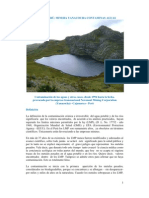 Contaminación de Las Aguas en Cajamarca.