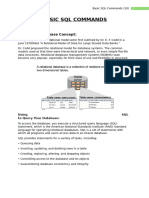 Basic SQL Commands