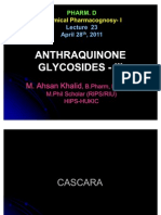 Lecture 23 Anthraquinone Glycosides - III