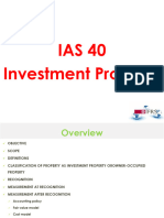 I IAS 40 Investment Property