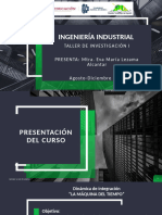 Encuadre Taller de Investigacion 1 Industrial