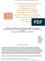 Situacion de La Pesca y Acuicultura en Guatemala