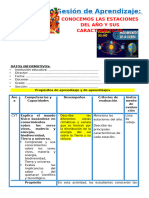 4° Sesión Día 4 Cyt Conocemos Las Estaciones Del Año y Sus Características