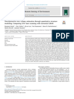 Non-Destructive Tree Volume Estimation Through Quantitative Structure Modelling: Comparing UAV Laser Scanning With Terrestrial LIDAR