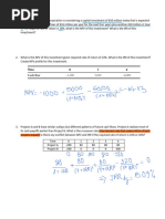 Risk and Return - Exercise