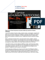 I Am A Survivor of Human Trafficking