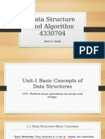 Data Structure and Algorithms (4330704) Chap1 