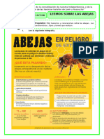 Ficha-Juev-Plan Lector-Leemos Sobre Las Abejas