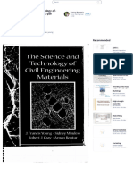 The Science and Technology of Civil Engineering Materials - Young, Mindess, Bentur, and Gray