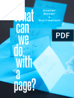 Atelier Bozar What Can We Do With A Page