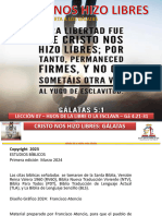 GÁLA07 - HIJOS DE LA LIBRE O LA ESCLAVA - LECCIÓN 07 - Gá 4,21-31