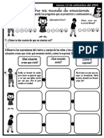 Ficha Emociones - Tutoría