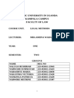 Precedents - Course Work