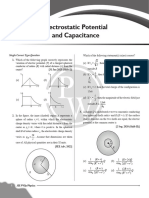 Electrostatic Potential and Capacitance - PYQ Practice Sheet