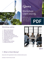 RICS Client Money Workshop