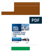 PDF Smith, Currie & Hancock's Common Sense Construction Law: A Practical Guide For The Construction Professional 6th Edition John M. Mastin Download