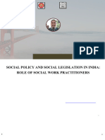 SOCIAL STUDY - Social Policy & Legislation