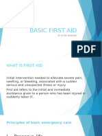 Basic First Aid