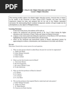 UNIT 2 - Lesson 3 - Rizal's Higher Education