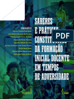 Saberes e Práticas Constitutivos Da Formação Inicial Docente em Tempos de Adversidade