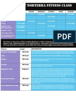 Fitness Calendar January 2012