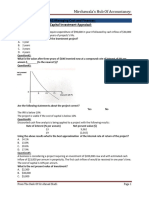 MA2 Capital Investment Appraisal