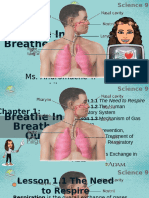 Chapter 1-Breathe In, Breathe Out Science 9