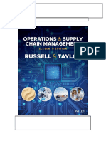 Solutions For Operations and Supply Chain Management 11th Us Edition by Russell