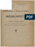 Introduction A L'Etude Pratique de La Mediumnité - Gustave Geley