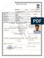 Admit Card