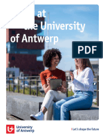 Studying at UAntwerp