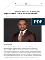 Dix Produits Et Services Bancaires de Détail Pour Propulser La RDC Vers de Nouveaux Sommets - Financial Afrik