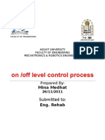 On Off Level Control Process