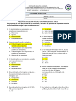 Evaluación Acumulativa Geometría 8 - Tercer Periodo