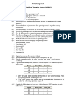 Operating System and Assignment