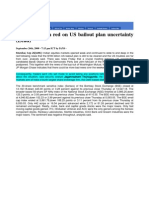 Thaindian - Sept 26, 2008 - Markets End in Red On US Bailout Plan Uncertainty