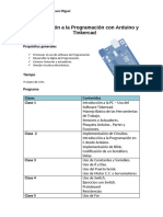 Introduccion A La Programacion Con Arduino y Tinkercad