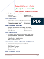 Industrial Chemistry MCQs - PDF by Ssclasses - in