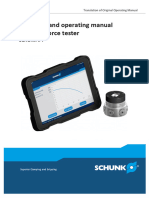 IFT Clamping Force Tester Operating Manual