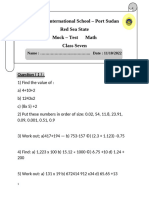 Mock Test 7 + 8