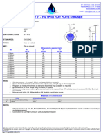 Kaysafe Engineering - Data Sheet 31 - Fig Tp703 Flat Plate Strainer