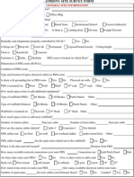 Updated - Telecom Site Survey Form