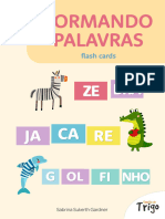 Formando Palavras - Flash Cards - Família de Trigo