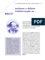 O Que Impulsiona o Debate Sobre Desdolarização?