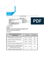 Plan Du Cours Italien 1 Automne 2024