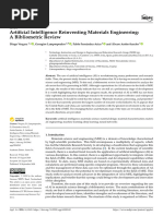 Artificial Intelligence Reinventing Materials Engineering