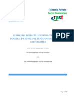 Expanding Business Opportunities Beyond Borders Bridging The Trade Gap Between Kenya and Tanzania Kepsa TPSF August 2017