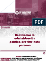 Organización Política Del Virreinato I-Ccss 3° Se.