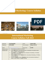 0-1 Int MKT Course Syllabus (Fall 2024) - Marking Grid (Autosaved)